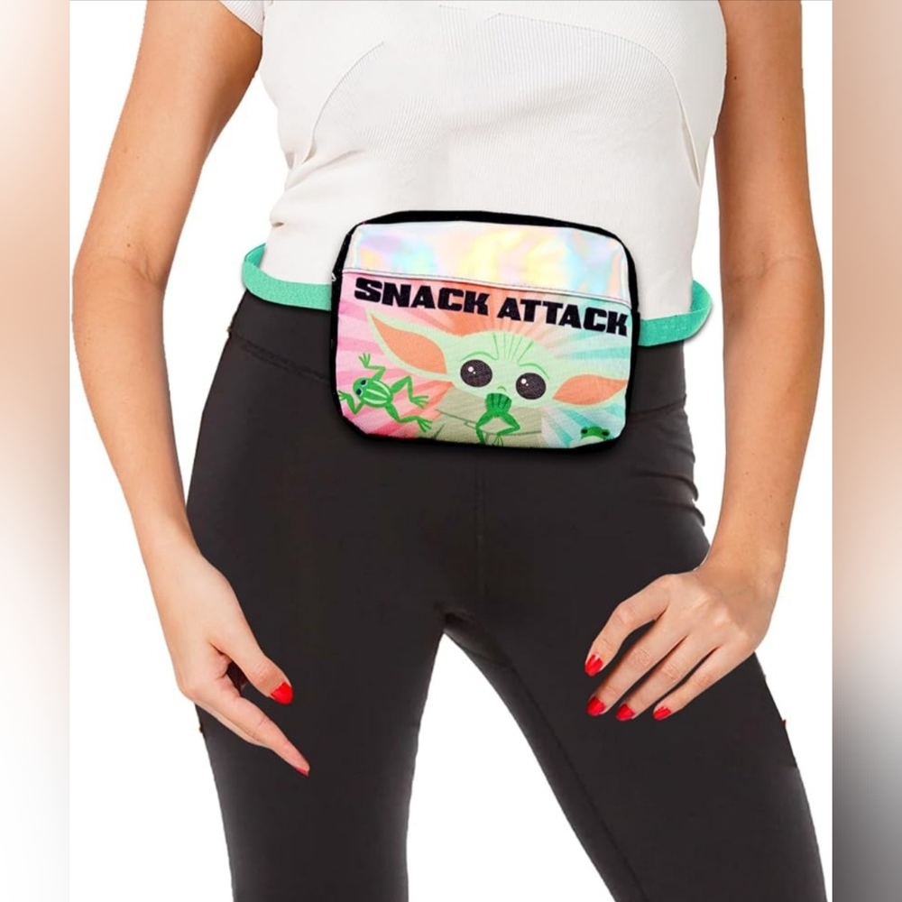 New + Tag Star Wars The Mandalorian Grogu Baby Yoda Fanny Pack Mini Bag Pouch